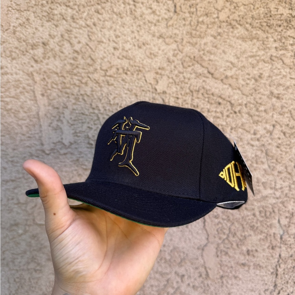 KTH KILL THE HYPE LA SACRED LOS ANGELES FAN CLUB (LAFC) METTALLIC GOLD HAT